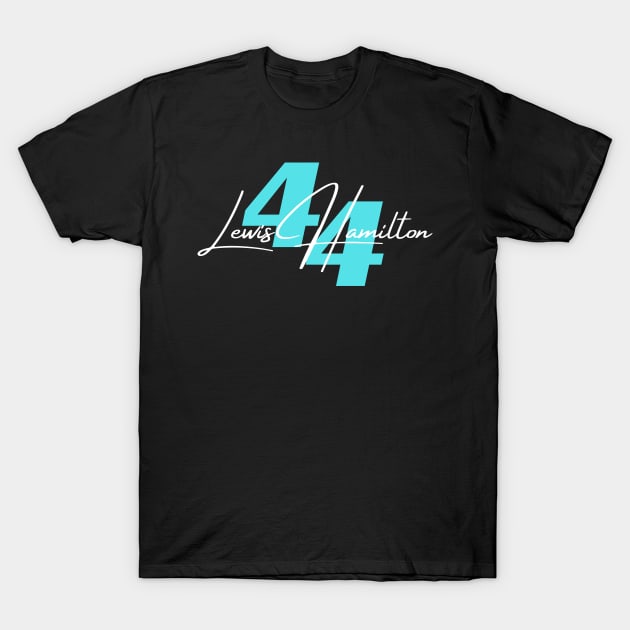 Lewis Hamilton Formula One 44 T-Shirt by little-axii